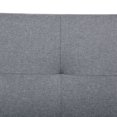 thumbnail image 3 of Convertible Futon Sofa Bed Linen Loveseat Adjustable Sleeper Sofa Couch for Living Room Small Apartment,Grey, 3 of 7