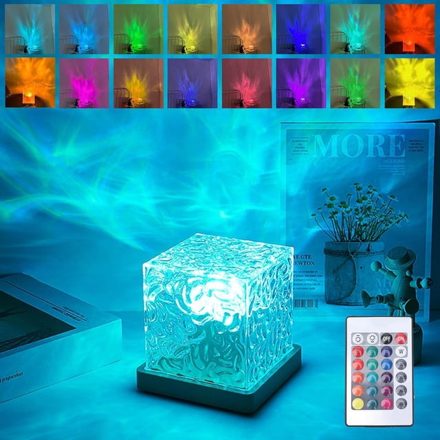 Lámpara cúbica proyectora de 16 colores Northern Lights de Growalleter