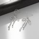 thumbnail image 5 of Aretes JOBICY de Plata Esterlina 925 con Lazo Delicado para Mujer, 5 of 6