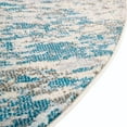 thumbnail image 6 of Unique Loom Vivid Collection Area Rug - Mumbai (7' 10" x 10' Oval Blue/Ivory), 6 of 7