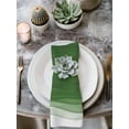 thumbnail image 2 of Ombre Waves Cloth Napkins Set of 4 Reusable Dinner Napkins, Abstract Art Gradient Sage Green Modern Cocktail Napkin Washable Table Napkins for Wedding/Holiday Party/Baby Shower 20"x20", 2 of 7