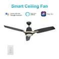 thumbnail image 1 of Smaair 52" Ceiling Fan with Smart Wall Control Light - App Control with Timer and Schedule, 1 of 10