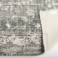 thumbnail image 1 of Ensemble de 2 Tapis en Coton Imprimé Ivoire et Gris, 1 of 3