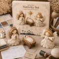 thumbnail image 2 of DIY Patchwork Nativity Scene Sewing Kit Christmas Decorations Christmas Fabric Patchwork Set, Religious Nativity Scene Sewing Set Fabric Stitching Kits for Christmas Home Decor Creative Craft Lovers, 2 of 6
