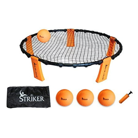 Striker Beach Volleyball Spike Game Includes Ball 3 Net Pump