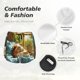 thumbnail image 4 of Balery Lazy Home Style Guinea Pig Pantalones cortos deportivos para mujer con forro y dos bolsillos, elásticos, para entrenamiento, gimnasio, yoga-X-Large, 4 of 7