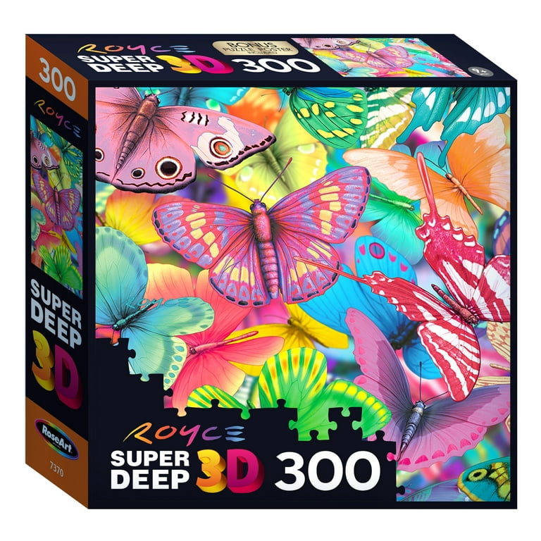 Cra-Z-Art Super Deep 3D 300-Piece Butterfly Magic Adult