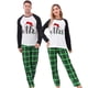 thumbnail image 4 of Pijama navideño a juego para pareja, conjunto de pijamas verdes, sombrero de Navidad, Mr & Mrs. Loungwear, 4 of 4