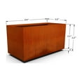 thumbnail image 6 of PLANTERCRAFT Corten Steel metal planter box, Rectangular sizes, Modern garden steel planters For Commercial And Residential Outdoor Use., 6 of 6