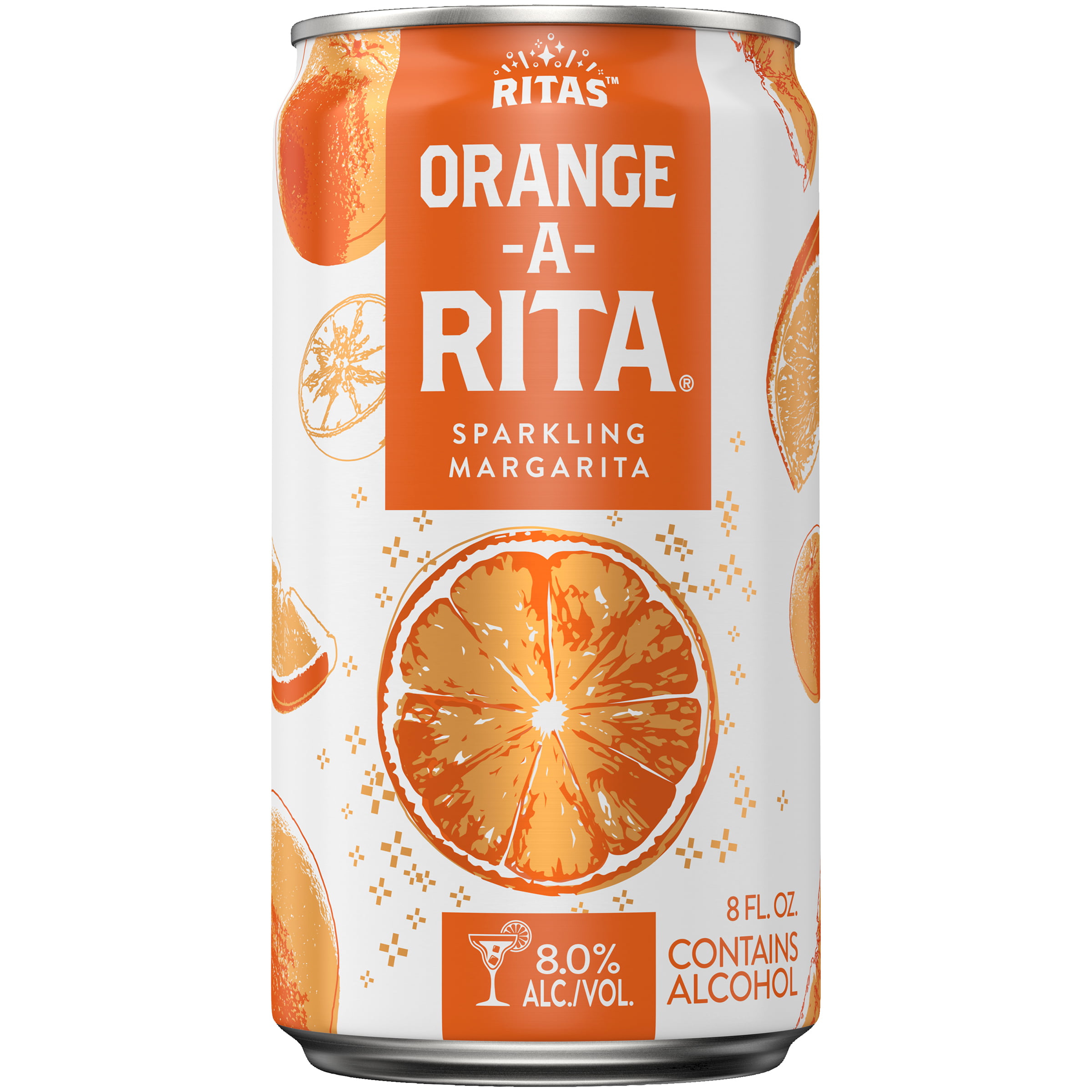 Ritas Orange-A-Rita Malt Beverage, 8 fl. oz. Can, 8% ABV - Walmart.com