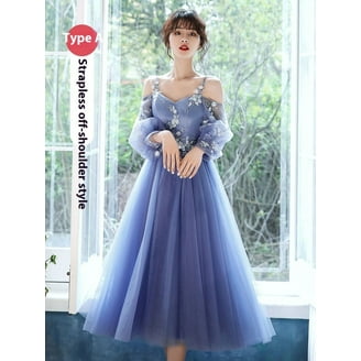 blue dress for baby girl Celeste Starry Gown– Teuta Matoshi