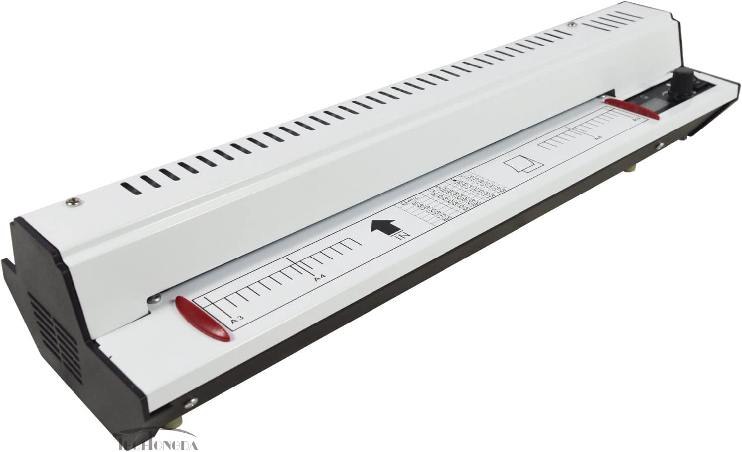 INTSUPERMAI Electric A3 Thermal Hot Laminator 12.5inch 4 Rubber Roller for Sealing Photos