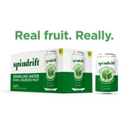 Spindrift Sparkling Water Nojito, Lime and Mint Flavored, Made with Real Squuezed Fruit, 12 fl oz, 8 Count,  No Sugar Sdded, 4 Calories per Can