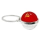 thumbnail image 2 of Soviet Union South Korea Spain Austral World Countries Flag Keyrings Double Side Glass Ball Jewelry National Football Lover Gift, 2 of 5