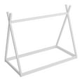 thumbnail image 3 of MAYEERTY Twin Wood Tent Bed Montessori Low-Floor for Kids' Bedroom White, 3 of 7