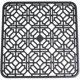 thumbnail image 1 of Alfombrilla de silicona para fregadero de 1 pieza, 11,8 X 11,8 pulgadas, gris oscuro, almohadilla de drenaje de silicona cuadrada, para colocar y secar cubiertos, 1 of 5