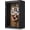 11x16 Black, variant on Shadow Box Frame 12x16, 4.7-inch Depth, Black Solid Wood Shadow Box Display Case with Removable 6-Grid Shelves, Vintage Metal Corner Guards, Handle & Lock, Extra Deep Large Shadow Box for Medals