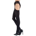 thumbnail image 6 of Cortina 100 Den Strip Panty Suspender Tights, 6 of 9