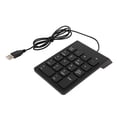 thumbnail image 2 of Wired Number Pad, Smoothing Touch Number Keyboard USB Connection 18 Keys  For Office, 2 of 8