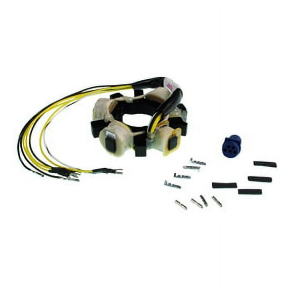 Stator 5 amp Johnson/Evinrude 9.9-60hp 2cyl Pro #: 173-1651 X-Ref #: 581651 581651, 584755, 585087, 763770