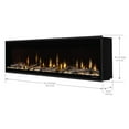 thumbnail image 5 of Dimplex Ignite Evolve 74 Inch Built-in Smart, Wi-Fi Linear Electric Fireplace with Logs & Media Kit - Control with The Flame Connect App, 5 of 9