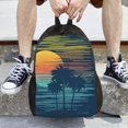 thumbnail image 6 of Rocae Palm Trees print Computer bag with separate compartment, suitable for 15 inch laptop backpack, gift for men and women, 6 of 8