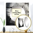 thumbnail image 3 of Designart "Monochrome Geode Tranquility" spiritual stone Square Mirror For Wall Decor - Large Black Square Printed Wall Mirror Art - Square Traditional Mirror - Wall Mounted Square Large Mirror, 3 of 5