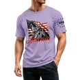 thumbnail image 4 of LWavelet Mens USA Shirt American Flag T-Shirt 4th of July Patriotic Short Sleeve Tee, 4 of 6