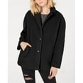 thumbnail image 1 of Collection B Juniors Faux-Fur Coats, Black, Small, 1 of 5