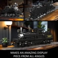 thumbnail image 4 of Shay-Type Steam Locomotive Building Set with LED Lighting, Remote/App Control Model Train Block Kit with Tracks, Engineering Toy Kit for Adults (880 PCS), 4 of 7