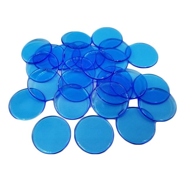 100PCS/Set Plastic 19mm Chips Multi Color Markers Fun Family Club Children Game Supplies Counting Math Toys