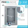 thumbnail image 2 of M-D Building Products 80214 24 in. x 16 in. PROVA NICHE® With Adjustable Shelf, 2 of 10