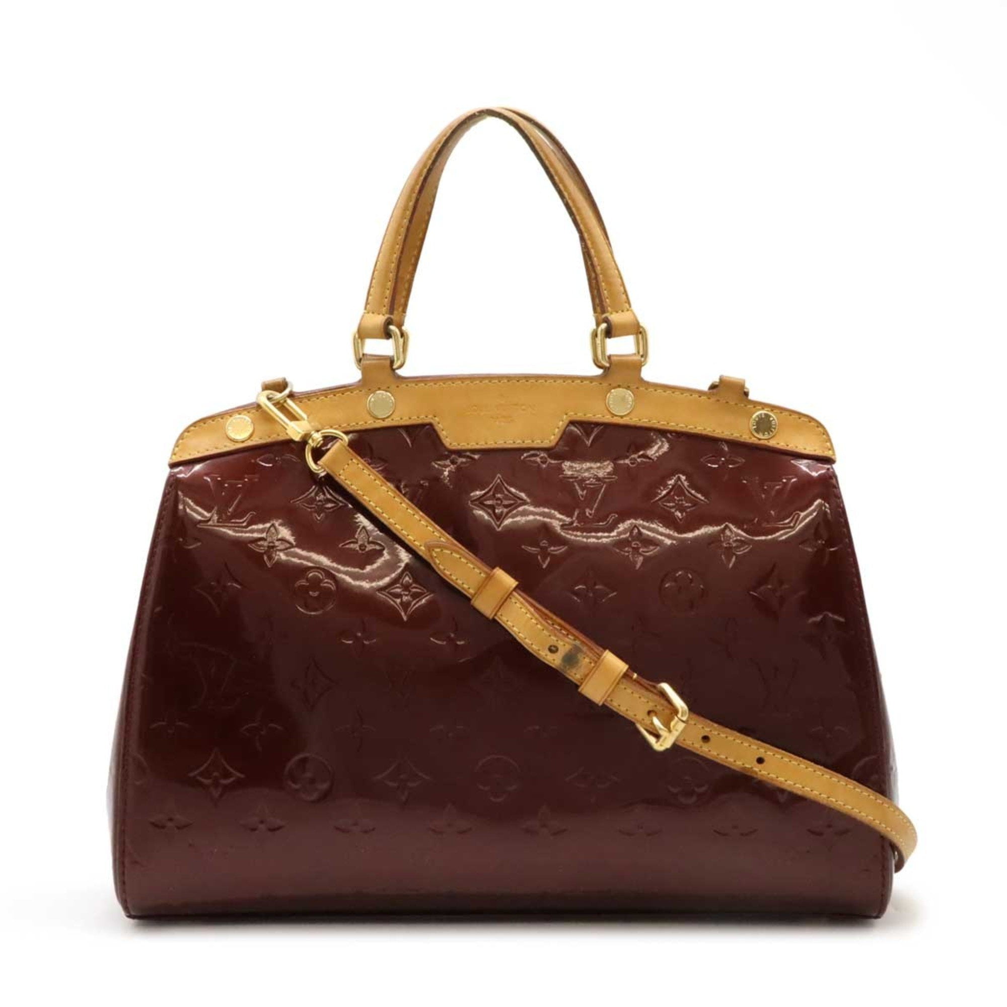 Pre-Owned LOUIS VUITTON Louis Vuitton Monogram Vernis MM Handbag Tote Shoulder Bag... (Fair)