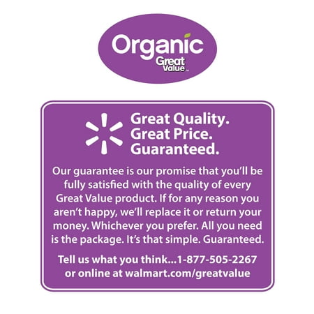 Great Value Organic Granulated Cane Sugar, 4 lbs