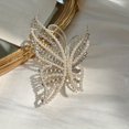 thumbnail image 1 of Gorgeous Butterfly Crystal Hair Claw Clips - Strong Hold Non-Slip Hair Catch Barrettes for Thick and Thin Hair - Perfect Accessories for Women and Girls, 1 of 5