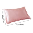 thumbnail image 2 of Solid Color Silk Pillowcase Silk No Zipper Envelope Pillow Pillow Cover, 2 of 6