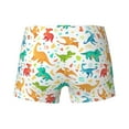 Girls Underwear - Colorful dinosaur A Girls 100% Cotton Underwear, Soft ...
