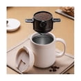 thumbnail image 3 of Filtre à Café Portable Réutilisable Infuseur à Thé en Acier Inoxydable Goutteur Minie Café Goutteur Off, 3 of 5