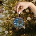 thumbnail image 2 of Maojin Adornos para árbol de Navidad, colgante de madera, decoración para árbol de Navidad, colgante para mochila de coche para el hogar, regalo para niños, 2 of 3