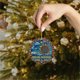 thumbnail image 2 of Maojin Adornos para árbol de Navidad, colgante de madera, decoración para árbol de Navidad, colgante para mochila de coche para el hogar, regalo para niños, 2 of 3