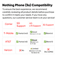 thumbnail image 6 of Nothing Phone 3a 5G Dual SIM 256GB ROM 12GB RAM GSM Unlocked - White, 6 of 9