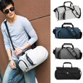 thumbnail image 2 of Bolsa de gimnasio para hombre, bolso de viaje para entrenamiento y ejercicio masculino, zapatos Boston impermeables, bolso de hombro para deportes, natación, bolsa húmeda seca Fivean unisex, 2 of 2