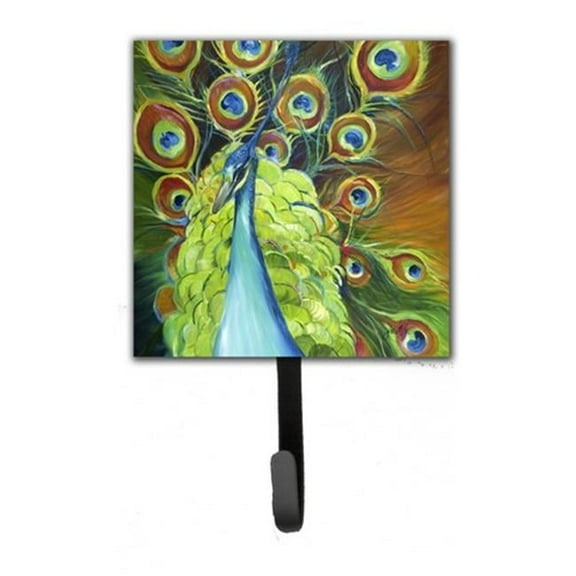 Peacock Leash & Key Holder