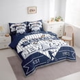 thumbnail image 3 of Castle Fairy Sport Baseball Boy Bedding Comforter Set,Ball Gamer King Bedding Sets, 3 of 8