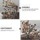 thumbnail image 5 of Coronas barrocas para mujer, tiara de boda con diamantes de imitación, corona negra, tocado gótico, coronas, 5 of 5