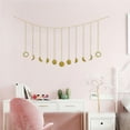 thumbnail image 5 of Billuyoard Cadenas de luna Decoración de pared Adornos de fase lunar Decoración de habitación colgante de luna Decoración del hogar Billuyoard HA021205-00, 5 of 5