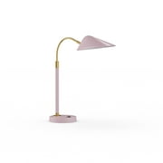 MoDRN Scandinavian Desk Lamp with USB Charging, Blush