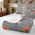 thumbnail image 4 of Manfei Cottagecore Blossom Quilt Full 3-Piece,Vintage Aesthetics Full Bedspread Sets,1 Coverlet and 2 Pillowcases, 4 of 7