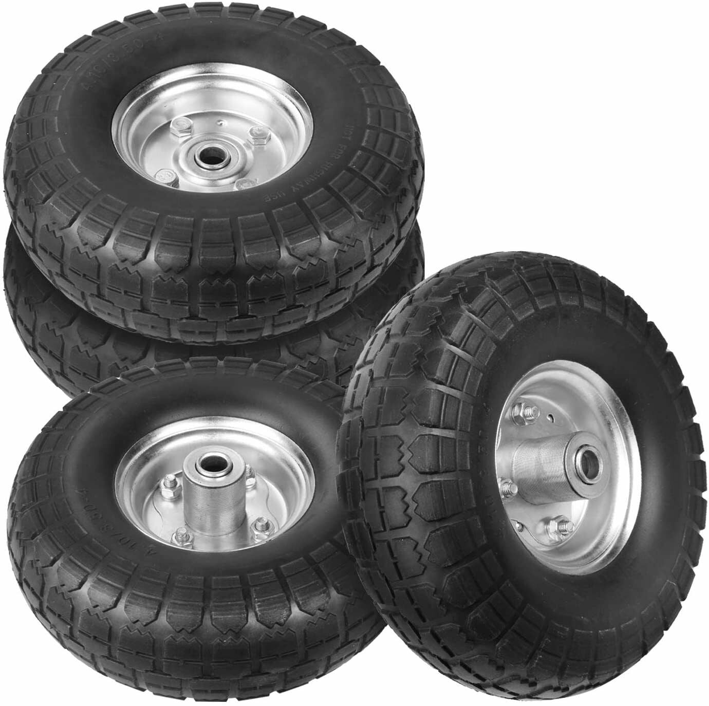 Rubber Wheelbarrow Tires 16 Inch Cart Wheel Tyre Heavy Duty Solid Tire Wheel Barrow Replacement Wheel Wagon Tyre 