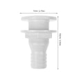 thumbnail image 2 of OULII 1Pcs Drain Plug White Abs Plastic for Yacht and Rv Marine Plugs for Boats, 2 of 8